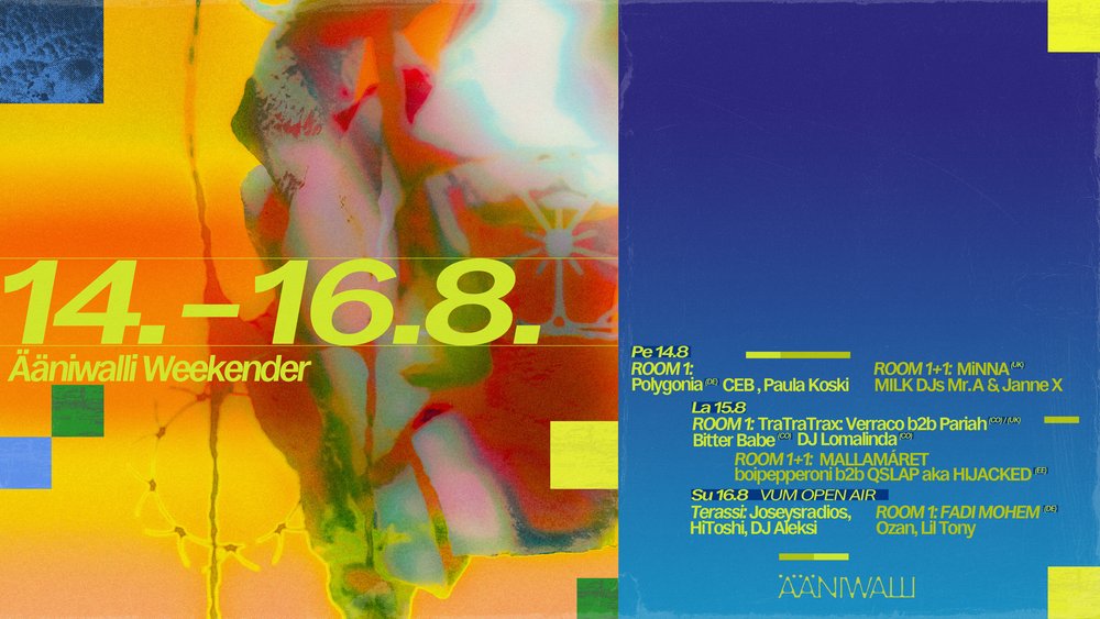 Ääniwalli Weekender: Polygonia (DE), MiNNA (UK)