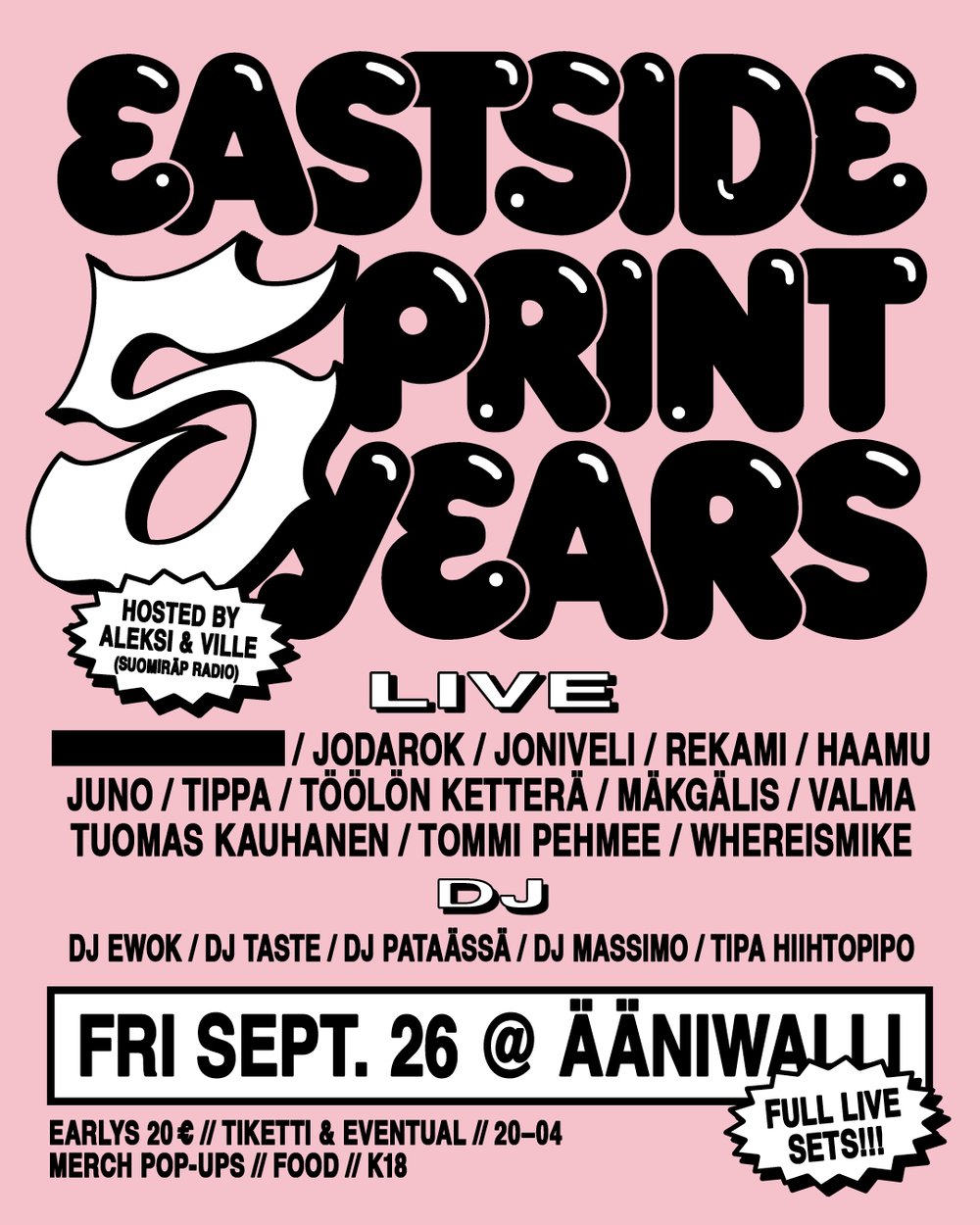 Eastside Print 5v.