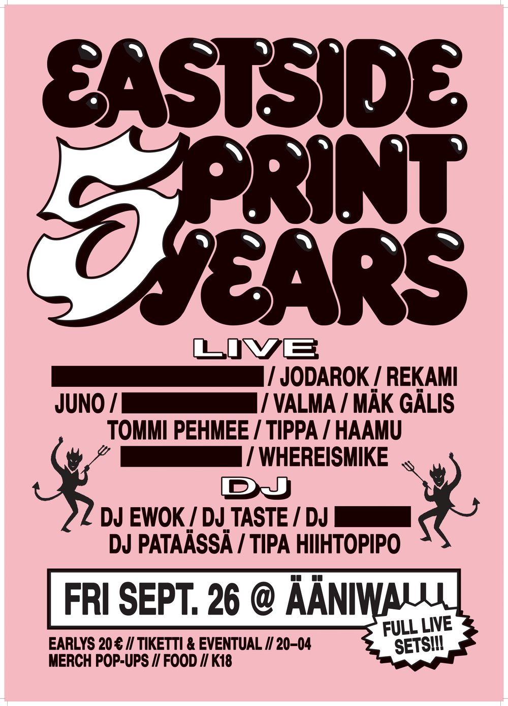 Eastside Print 5v.