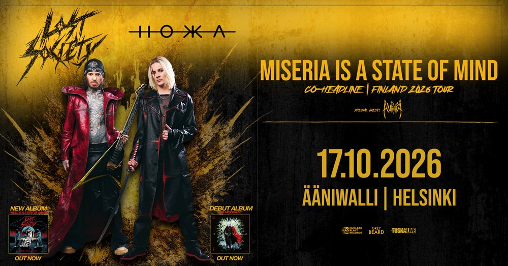 Lost Society & HOKKA + Support: St. Aurora