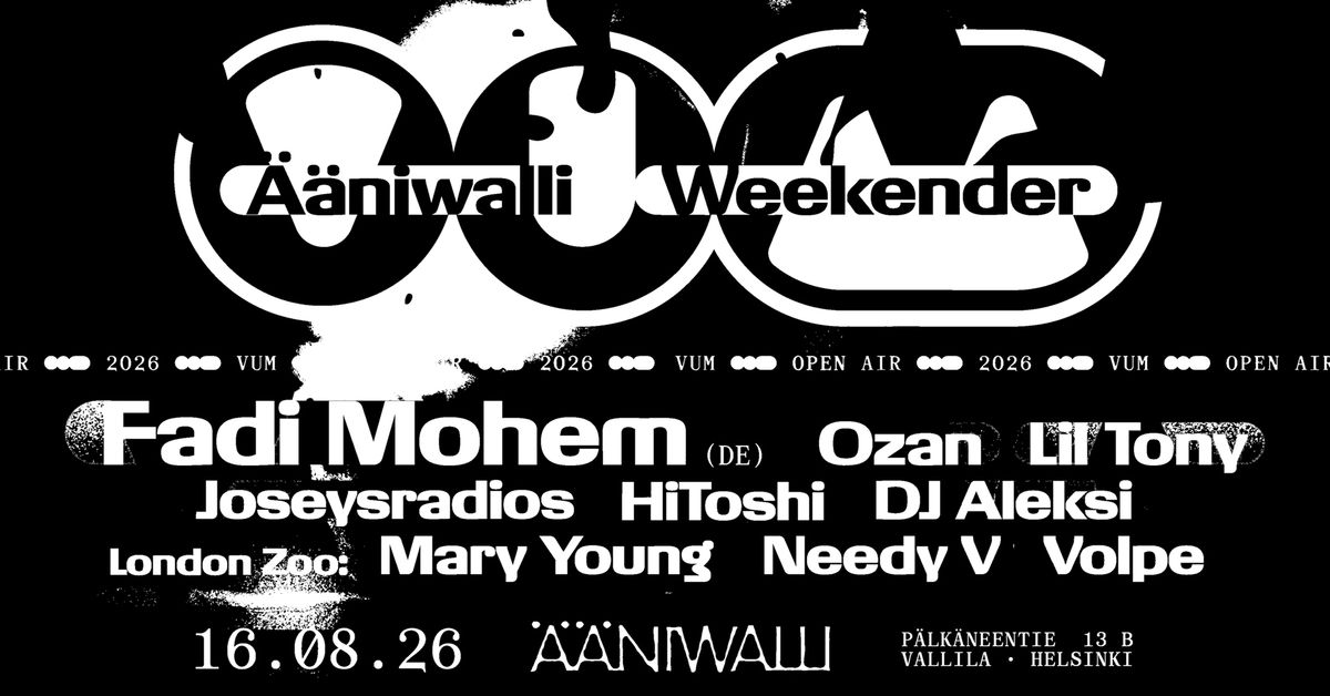 Ääniwalli Weekender: VUM Open Air 2026 #12