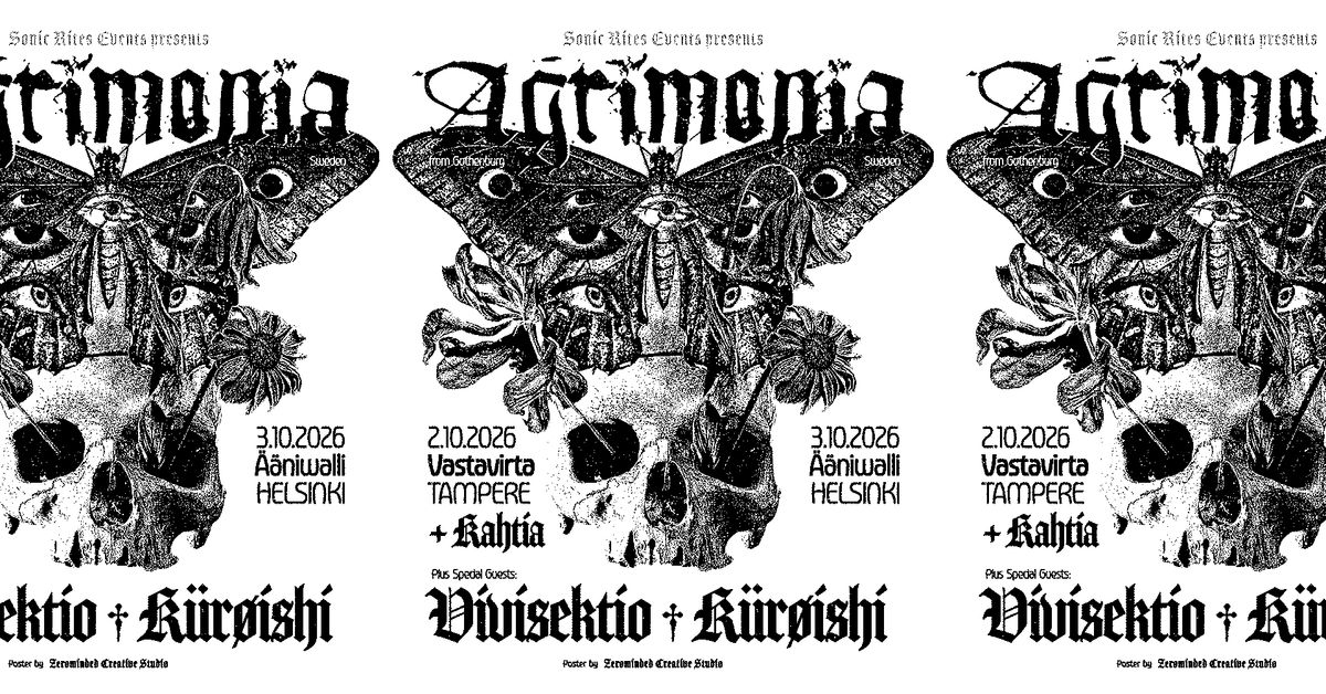 Sonic Rites Presents: Agrimonia (SE), Kürøishi, Vivisektio