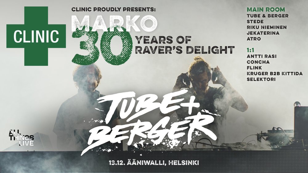 Clinic Presents: Marko 30 Years Of Raver’s Delight