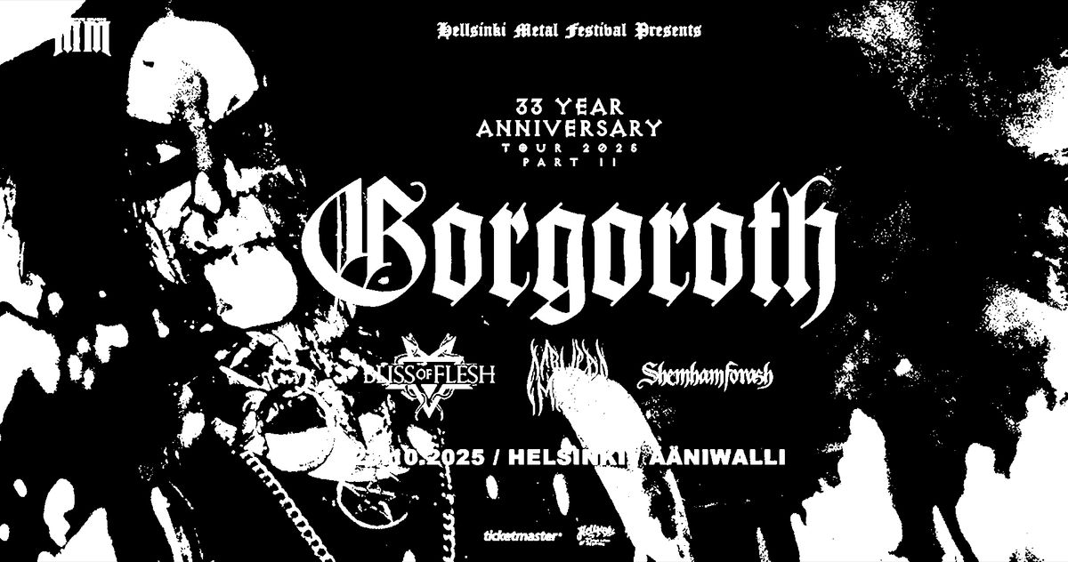 GORGOROTH (NO) + SUPPORTS