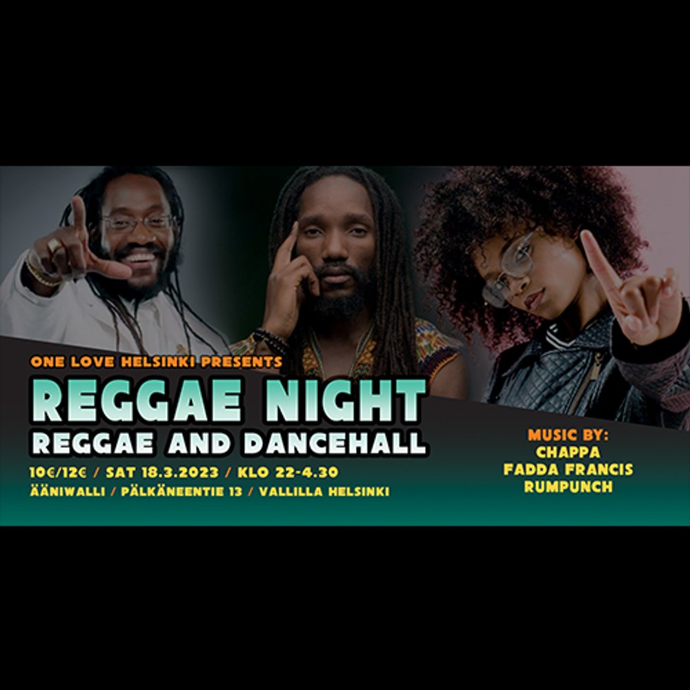 One Love Helsinki presents: Reggae Night