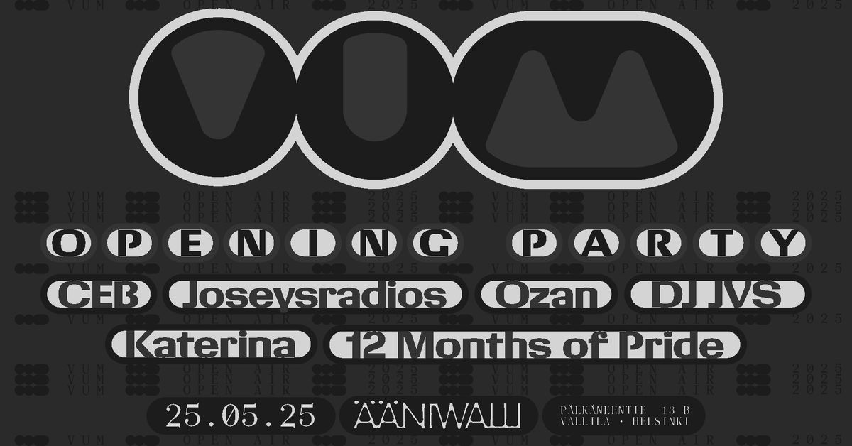 VUM Open Air 2025 Opening Party